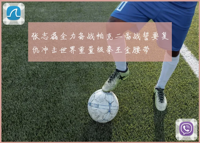 张志磊全力备战帕克二番战誓要复仇冲击世界重量级拳王金腰带